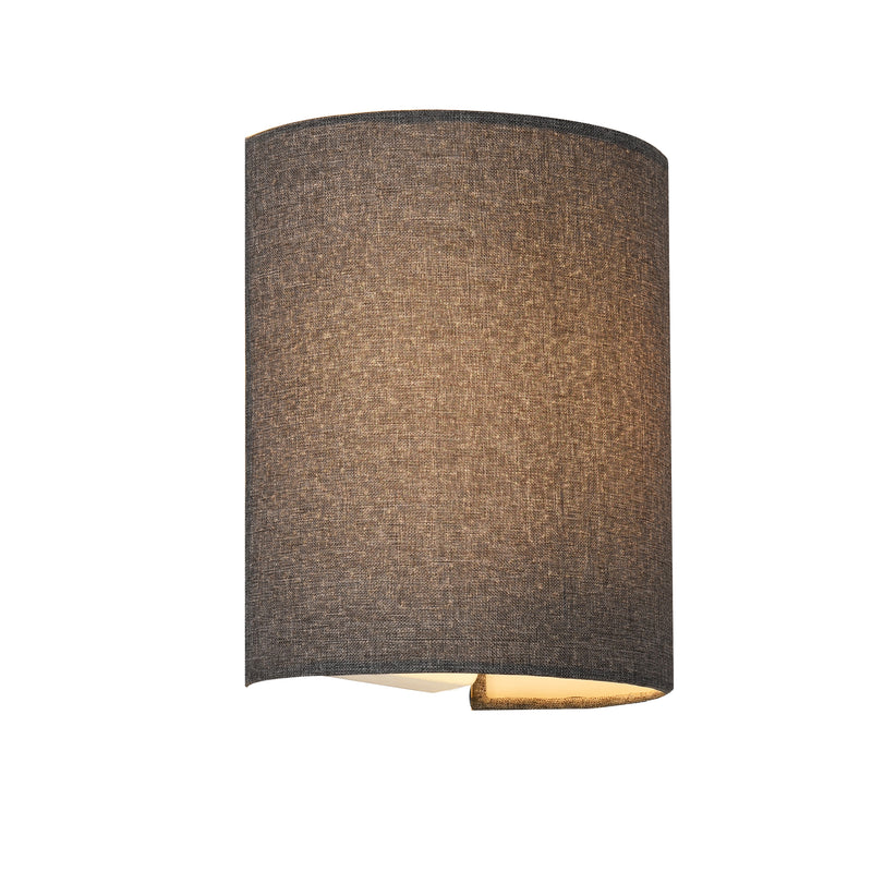 Schiță cotată Set lampa perete HT191020 tesatura 20 cm gri 1 x E27, max. 60W