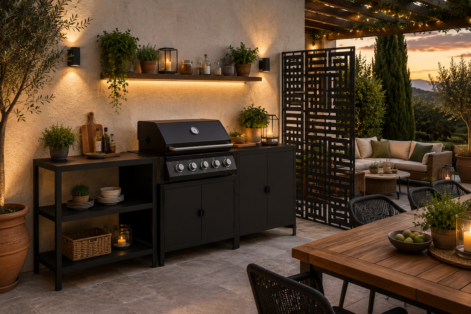So entsteht die perfekte Outdoor-Küche im Garten