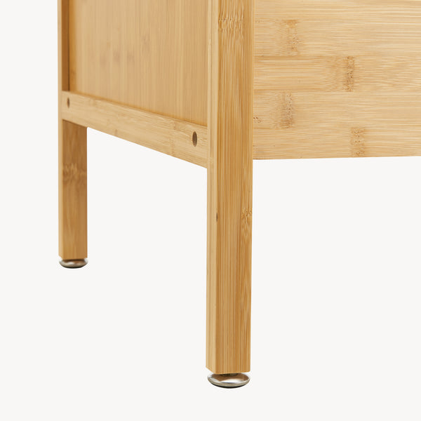 Suport haine Varanger 185x100x45cm bambus natur [en.casa]