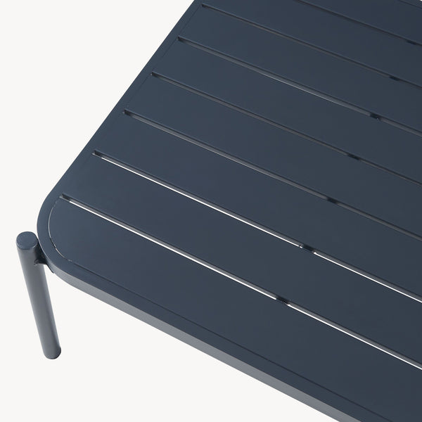 Set masa cu 2 scaune gradina Accettura aluminiu gri [casa.pro]