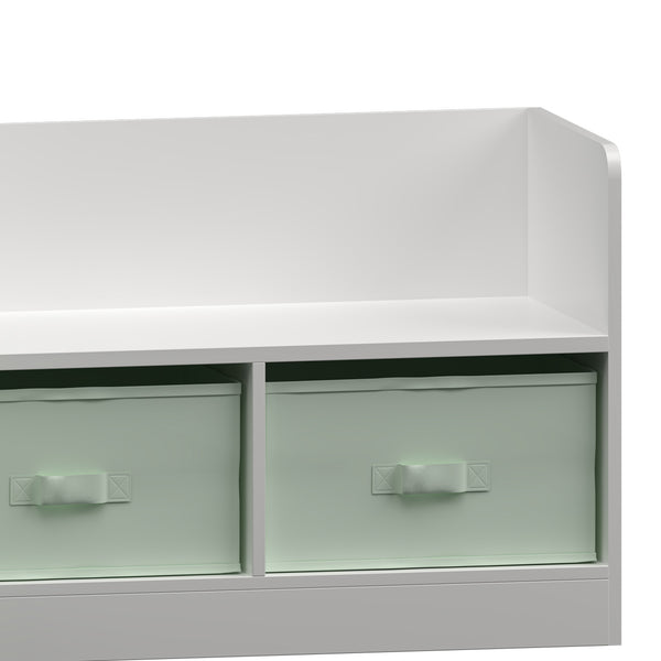 Banca cu raft pentru copii Vipsali 100x99x30 cm [en.casa]