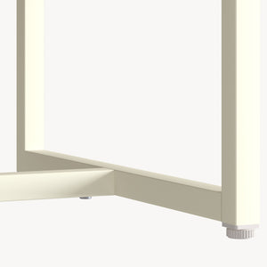 Comoda cu 3 usi Viitasaari 120x40x80 cm otel crem deschis [en.casa] 
