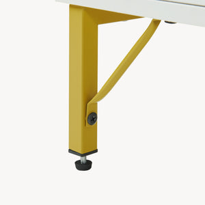 Comoda TV cu 2 usi Reyri 120x39x52 cm alb/auriu [en.casa]