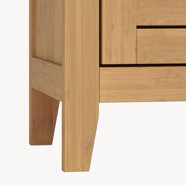 Dulap baie Rirg 92x52x25 cm bambus [en.casa] 