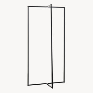 Cuier Norjad 160x80x41 cm Metal Negru [en.casa]