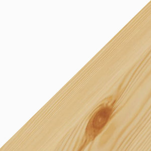 Pat casuta copii Surnadal 200x90 cm lemn alb/natur [en.casa]