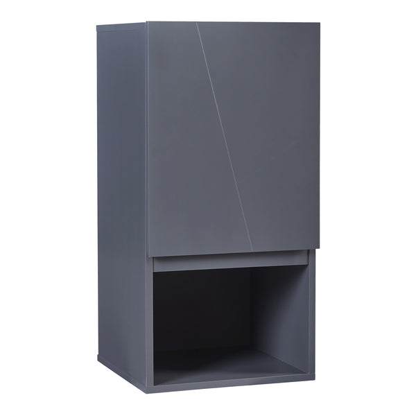 Set 5 componente mobilier baie Overath gri [en.casa]