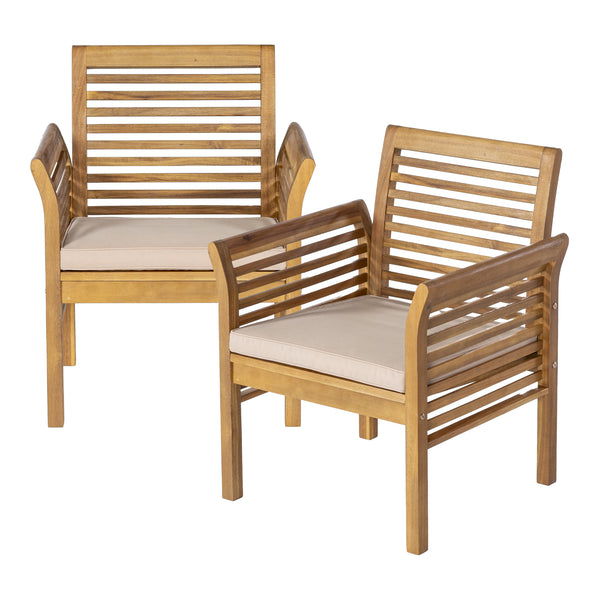 Set 4 piese mobilier gradina Candela lemn salcam [casa.pro]