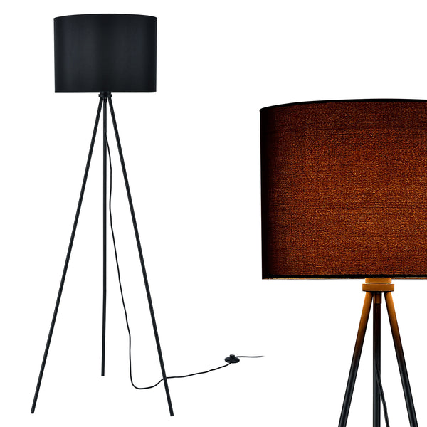 Lampa podea Ducesa  1 x E27 negru  [lux.pro]