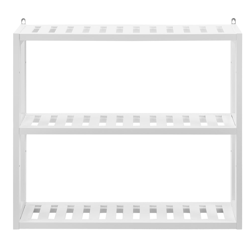 Badezimmerschrank Anderlecht 54x60x15 cm Regal mit 3 Ablagen Weiß en.caa - premiumXL