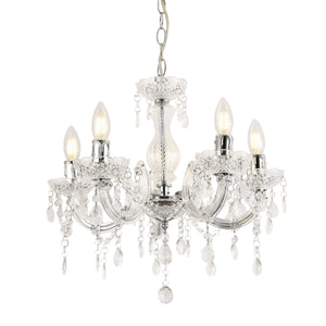 Lustra Weimar 5 x E14 alb [lux.pro]