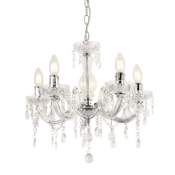 Lustra Weimar 5 x E14 alb [lux.pro]