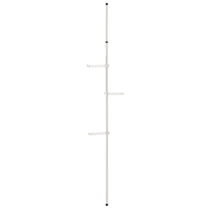 Cuier haine AATR-6506 tip telescop 305 cm inaltime reglabila alb [en.casa]
