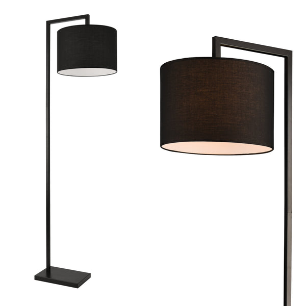 Lampadar Düsseldorf 161 cm 1 x E27 negru [lux.pro] 