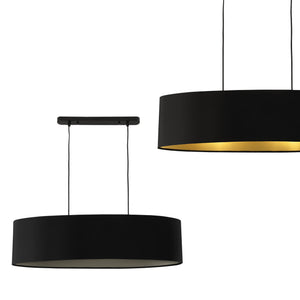 Lustra Kate 135 cm negru 2 x E27 [lux.pro]