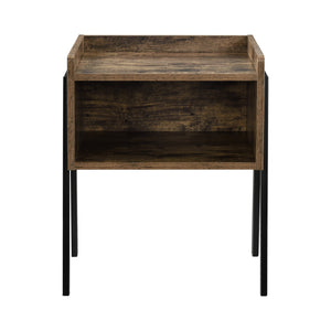 Masuta living Dana 52 x 42 x 35 cm efect lemn/negru [en.casa]