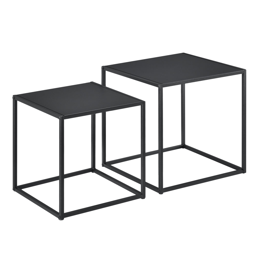 Masute living Reli set 2 buc masuri diferite forma patrata [en.casa]