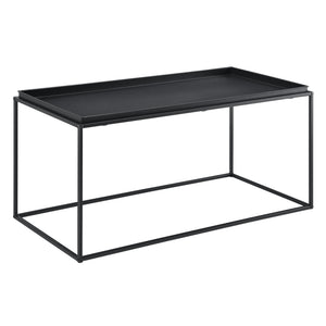 Masuta cafea Romelia 47 x 100 x 50 cm metal negru mat [en.casa]
