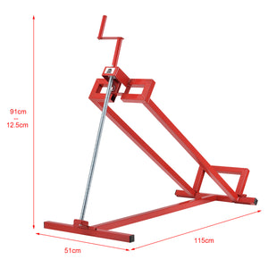 Cric pentru tractor gazon ABWI-5207 otel cu operare manuala [pro.tec]