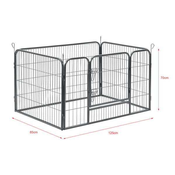 Tarc animale mici companie ABWI-5208 otel 125 x 85 x 70 cm [pro.tec]