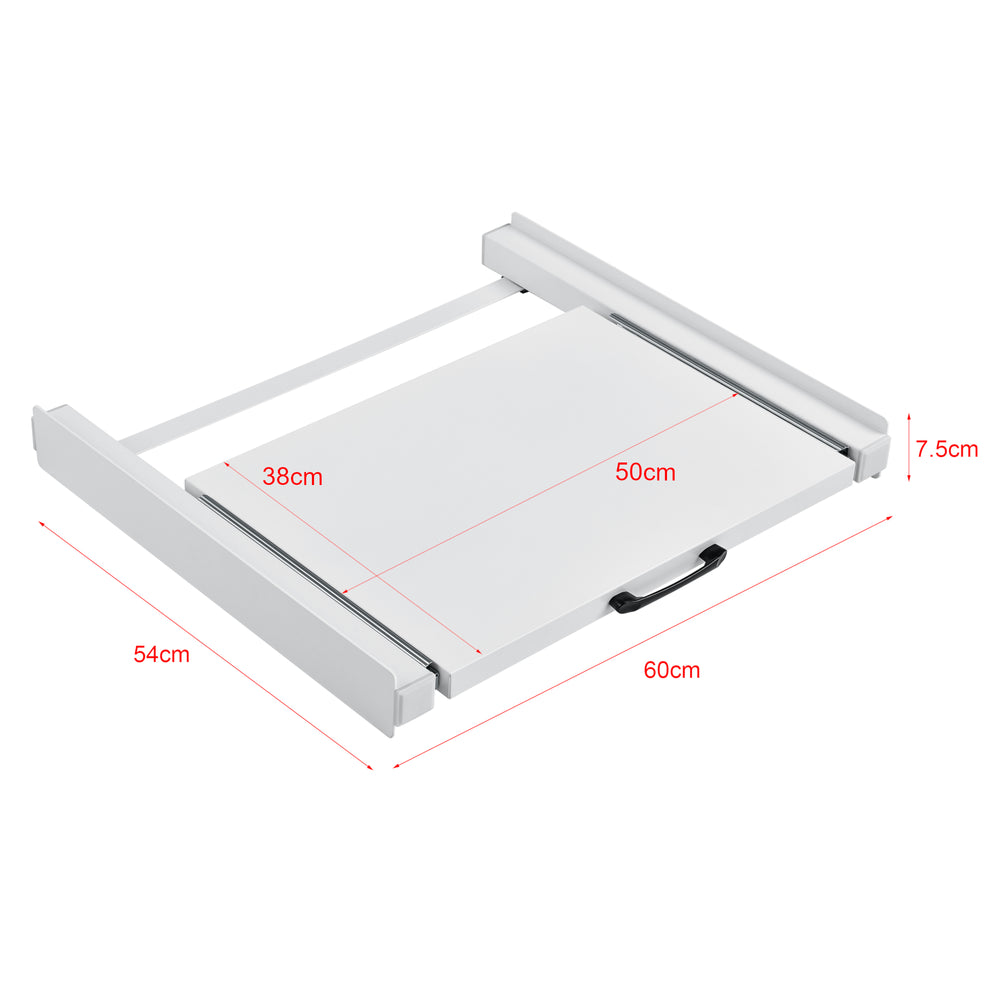 Cadru universal suprapunere uscator/masina de spalat rufe ABOI-5600 alb [en.casa]