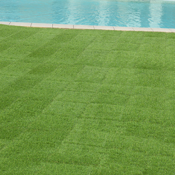 Placi iarba artificiala pentru terasa ACWP-6403 HDPE verde 11 buc [en.casa]