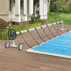 Derulator prelata piscina Amorgo 630 cm [en.casa]