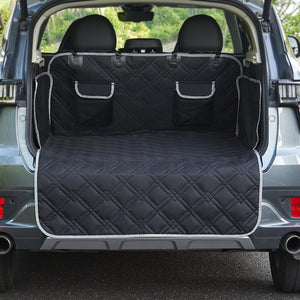Husa auto protectie transport caini Wolverhampton 185 x 171 cm poliester negru [en.casa]