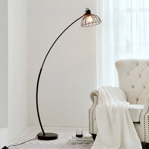 Lampa de podea Portsmouth maro ruginiu 1 x E27 max. 60W [lux.pro]
