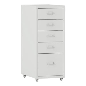 Dulap birou Kokar 69x28x41cm mobil cu 5 sertare  [en.casa]
