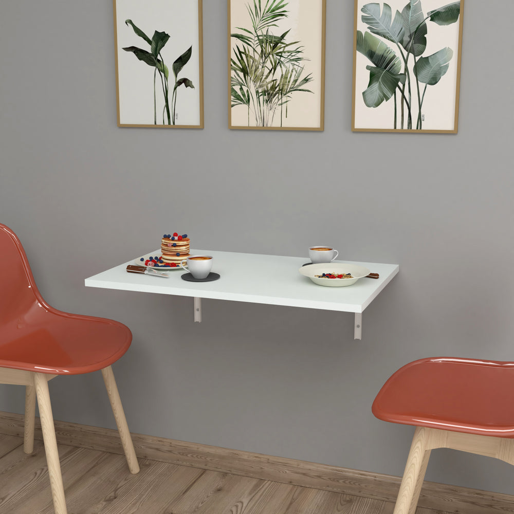 Wandklapptisch Klepp 72x45cm Weiß [en.casa] - premiumXL