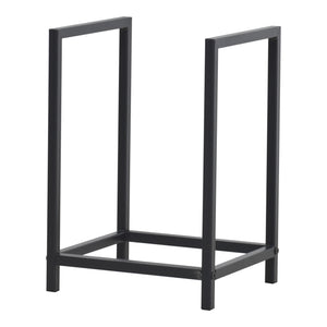 Suport lemne de foc Torsas 40 x 30 x 50 cm otel negru [en.casa]