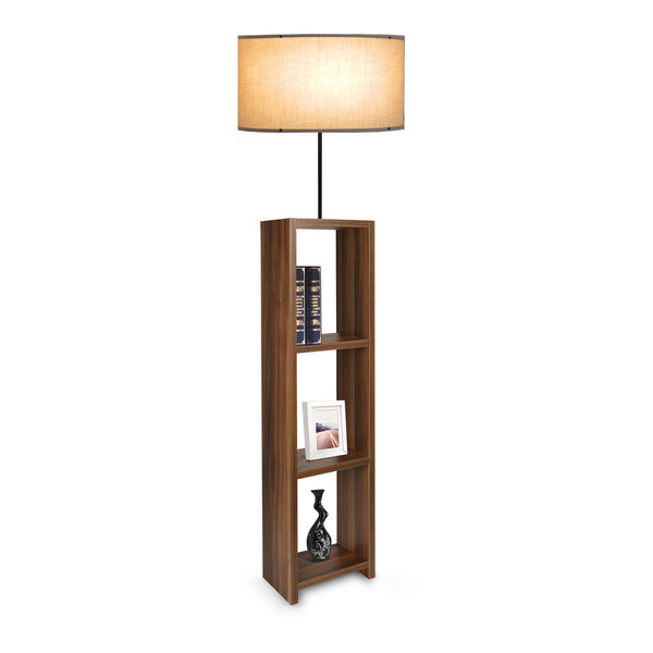 Lampa de podea Redditch 150 cm,1 x E27, max 20W cu raft depozitare [lux.pro]