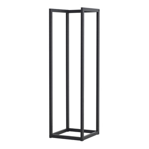 Suport lemne foc Tanum 35x35x120cm otel negru [en.casa]