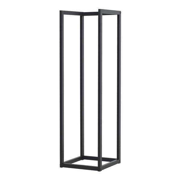 Suport lemne foc Tanum 35x35x120cm otel negru [en.casa]