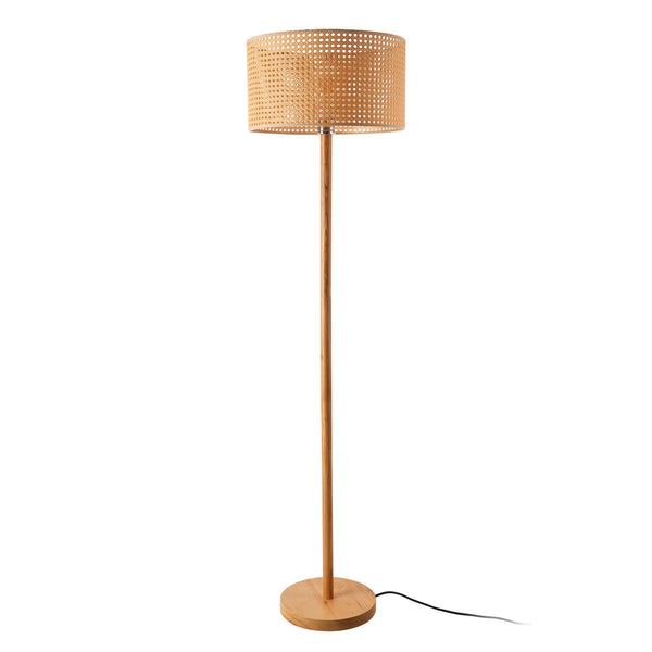 Lampa de podea Rochdale 154 cm lemn rattan,1 x E27 [lux.pro]