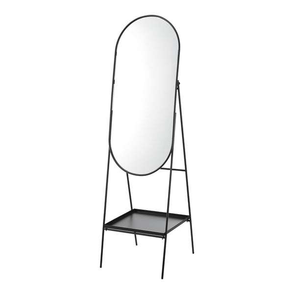Oglindă de podea Perano cu raft 160 x 46 cm [en.casa]