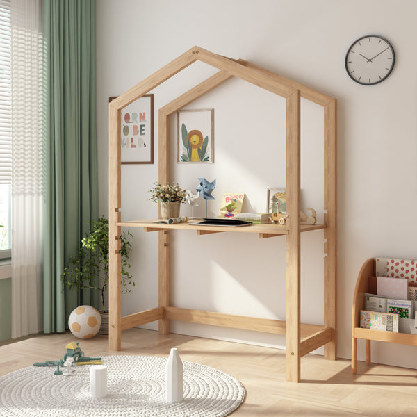 Birou pentru copii Suså 110x50x160cm lemn de pin [en.casa]