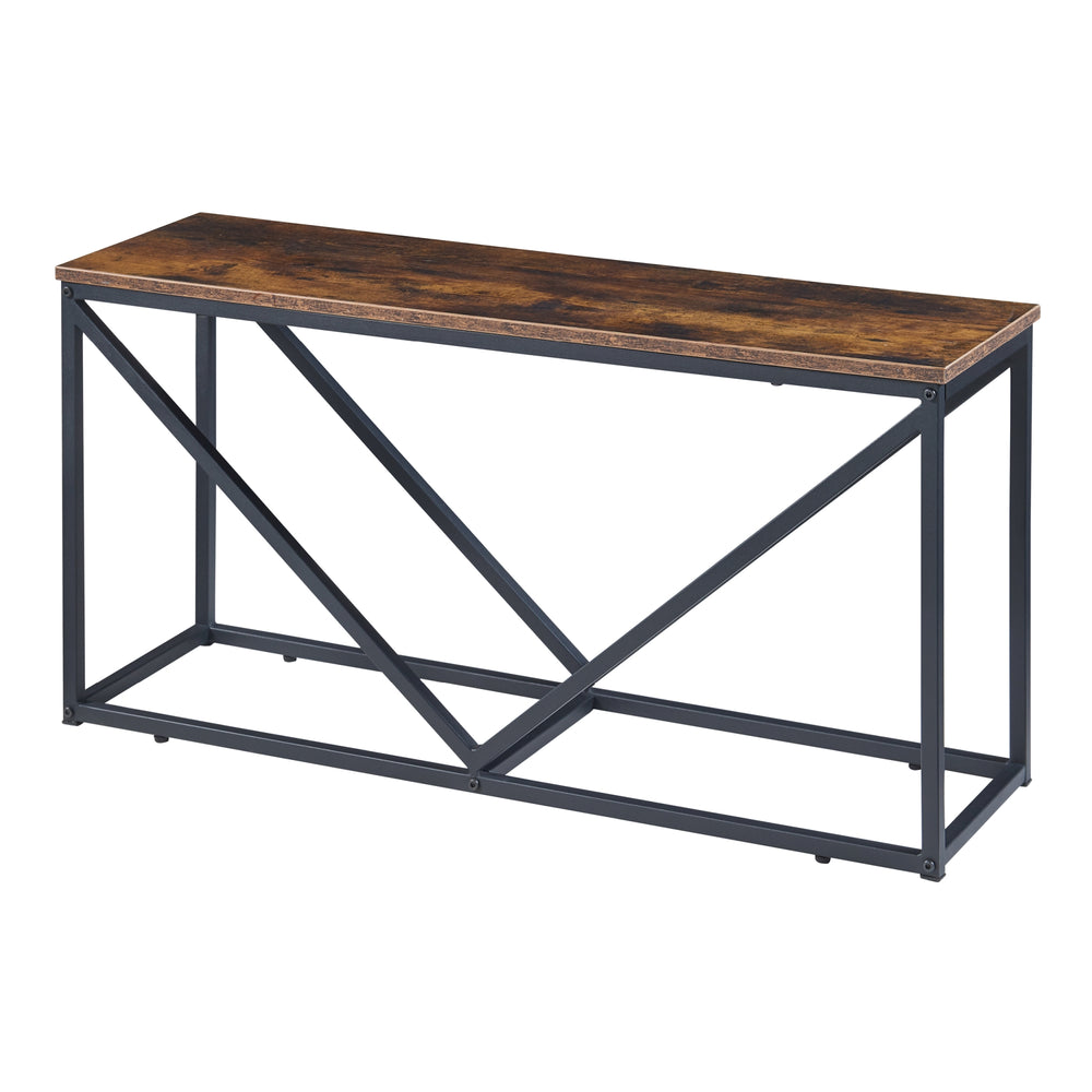 Kaminholzregal Vaasa mit Sitzfläche 100x30x50cm [en.casa] - premiumXL