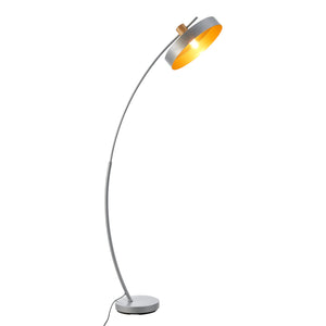 Lampa podea curbata Stafford 159 cm gri [lux.pro] 