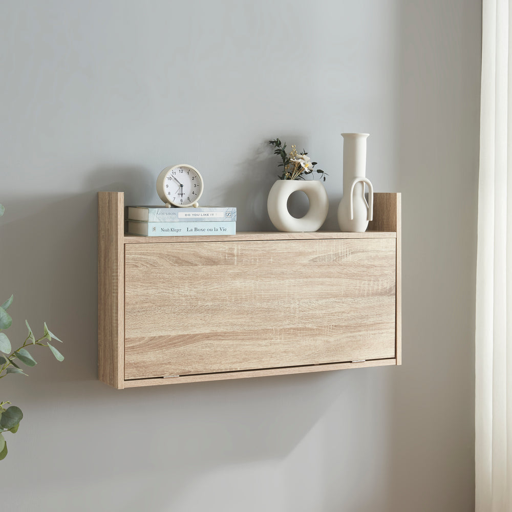 Birou pliabil Rautalampi 48x83x14,5cm montabil pe perete [en.casa]