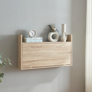 Birou pliabil Rautalampi 48x83x14,5cm montabil pe perete [en.casa]