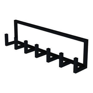 Cuier de perete Lyngen 75x10x20cm negru [en.casa]