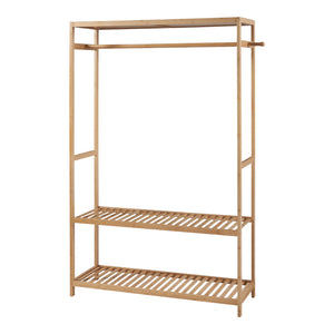 Suport haine Herøy 165x100x35cm bambus [en.casa]