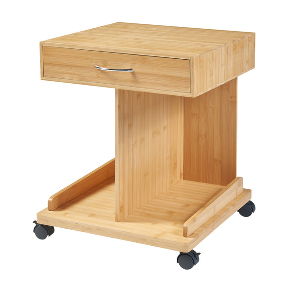 Masuta mobila Jokkmokk 56,5x43x43cm bambus [en.casa]