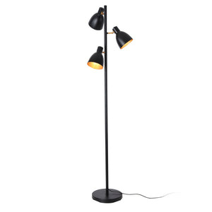 Lampadar Witney 154cm 3xE14 40W negru/auriu [lux.pro]