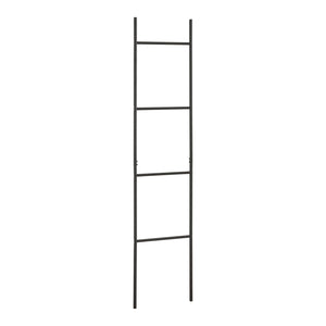 Suport prosoape design scara Bodø 176x38x2cm negru [en.casa]