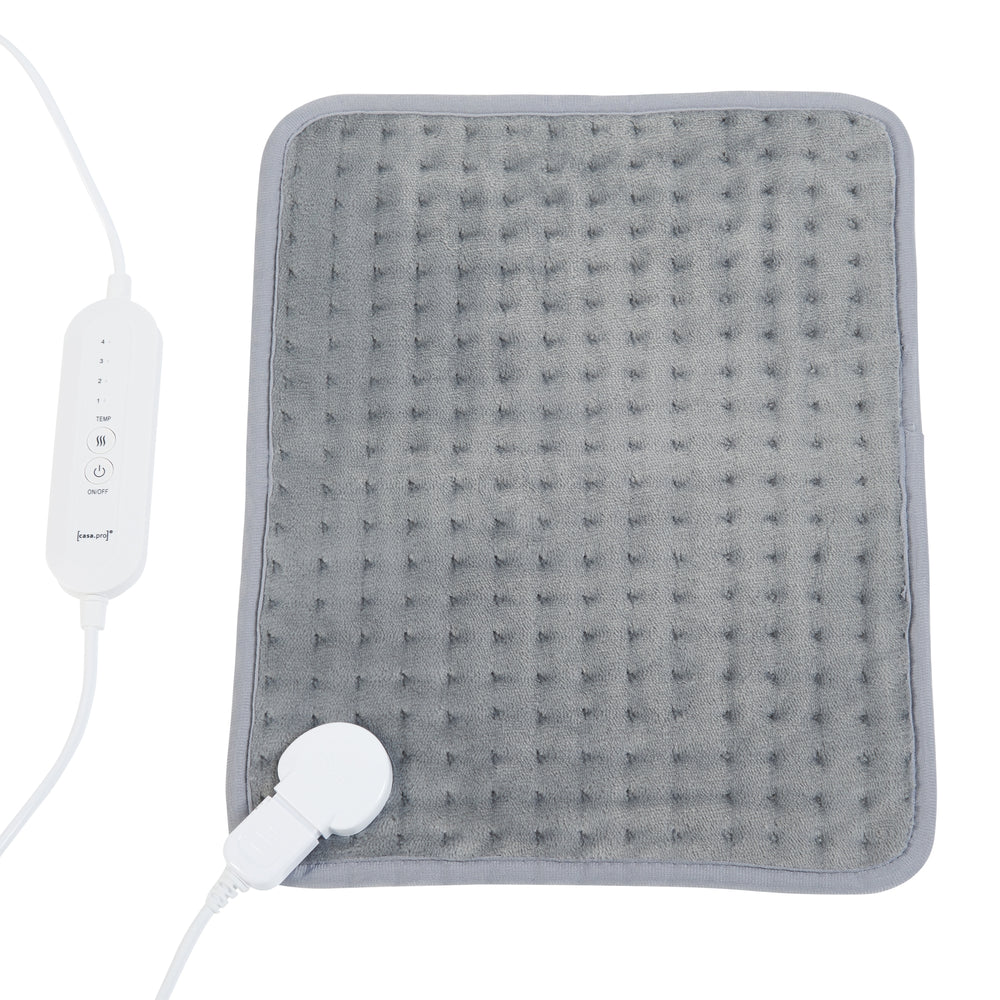 Perna electrica Bella 40x30cm 80W gri cu controler [en.casa]