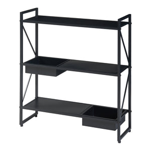 Suport plante Berkelland 65,5x60x20cm cu 3 rafturi [en.casa]