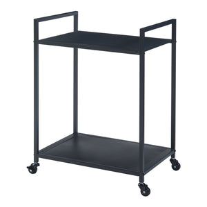 Carucior servire la masa Lesja 68,5x50x36cm metal negru [en.casa]